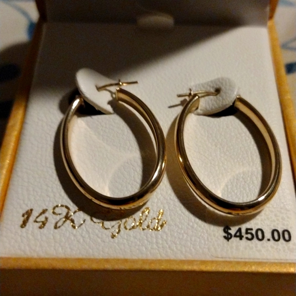 Everlasting Gold 14kt gold earrings